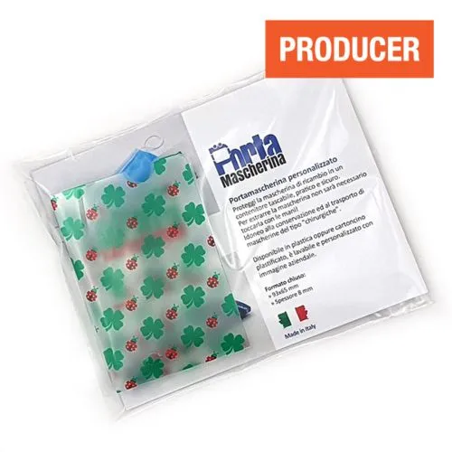 Étui Porte-Masque Personnalisable en PPL Recyclable