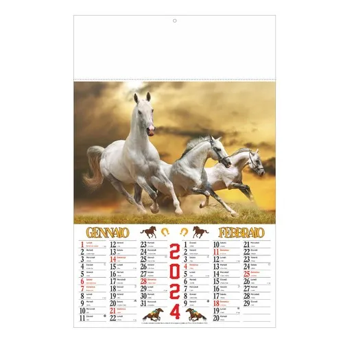 Calendrier Mural Bimestriel Personnalisable - Format 32x49,5 cm