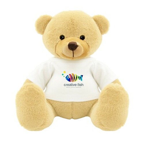 Ours en Peluche Personnalisable avec T-shirt Publicitaire - 17 cm