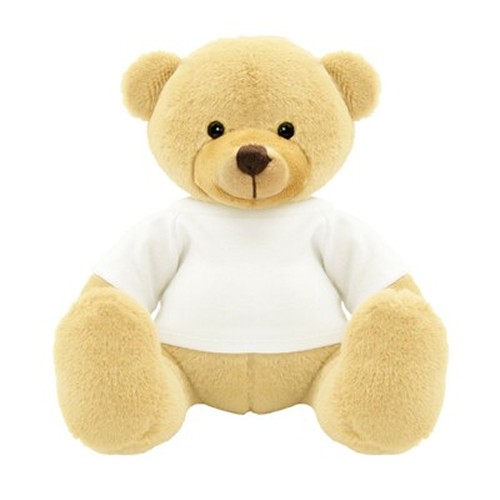 Ours en Peluche Personnalisable avec T-shirt Publicitaire - 17 cm