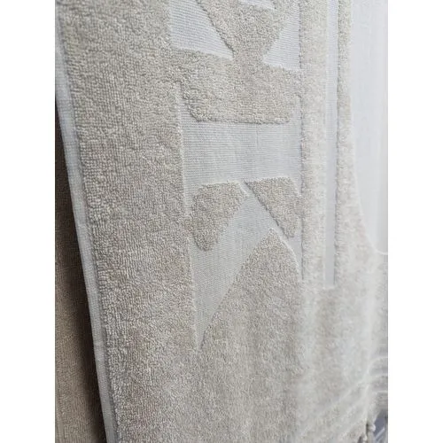 Serviette Jacquard Personnalisée Logo Embossé Relief - Sur Mesure