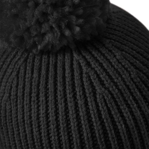 Bonnet Pompon Maille Côtelée Personnalisable - Confort Premium