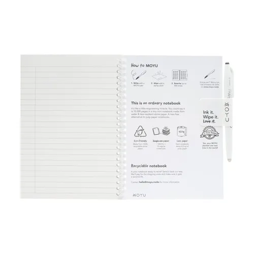 MOYU Erasable Stone Paper Notebook SoftCover 18 pages