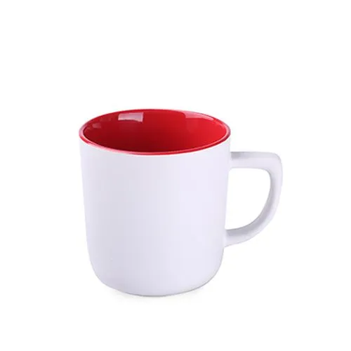 Mug Bicolore Mat Personnalisable - Intérieur Couleur