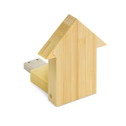 USB MAISON EN BAMBOU 32GB "RESIDENT"