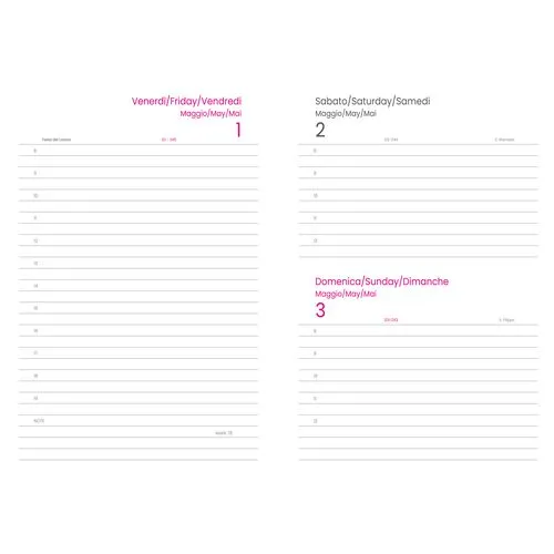 Agenda Journalier 2026 Personnalisable - Couverture Rigide PU Marron