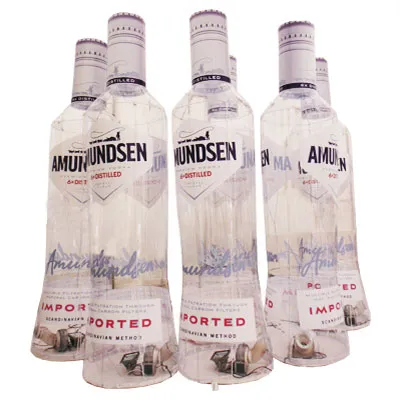 Bouteille Gonflable Ventilée Personnalisable - PLV Géante sur Mesure