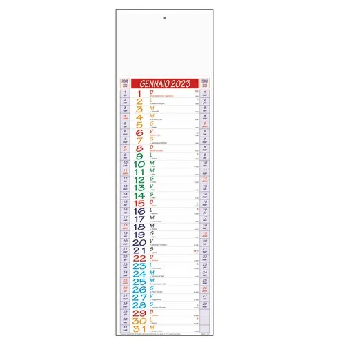 Calendrier Silhouette Trimestriel Personnalisable - 12 Feuilles
