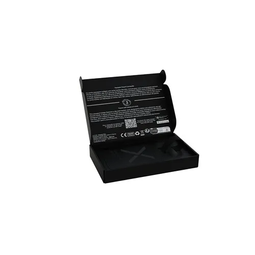 Porte-étiquette bagage connecté en cuir upcyclé - Fabrication française