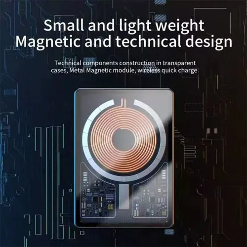 Powerbank Sans Fil Magnétique 5000mAh - Personnalisable