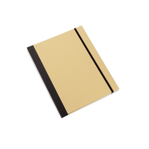 Conférencier A5 en Lin avec Bloc-Notes 50 Feuilles - Personnalisable