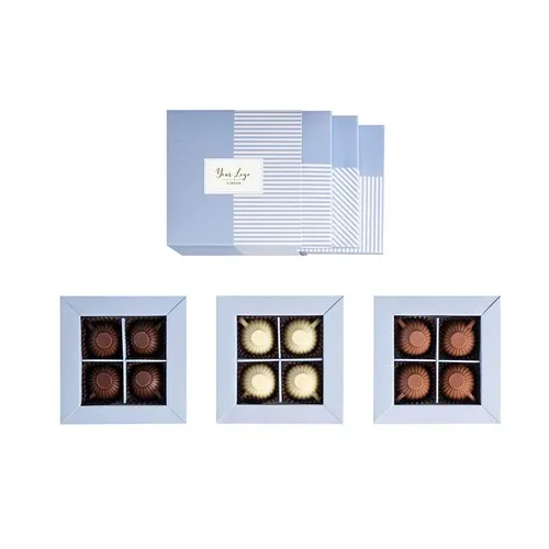Coffret 12 Pralines Assorties Personnalisable - Collection Terrazze