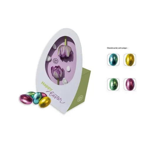 Coffret 8 Pralinés Sans Alcool Personnalisables - Chocolats Fins