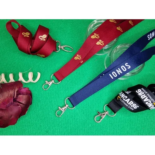 Sangle téléphone personnalisable avec patch logo - Corde 8mm