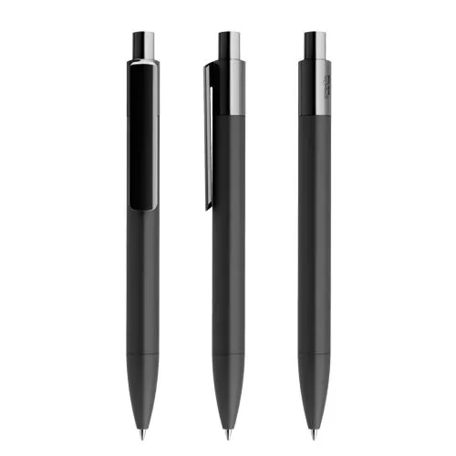 Stylo Bille Carré Soft Touch Noir - Personnalisable par Sérigraphie