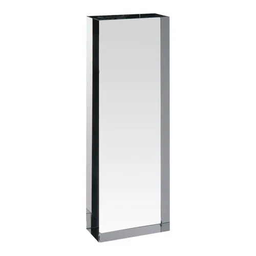 Trophée en Verre Blanc Personnalisable - Épaisseur 40mm