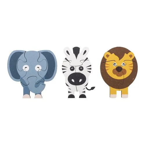 jeu de puzzle, animaux Zoofrik