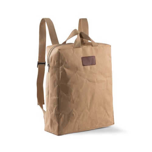 Sac à dos en papier kraft personnalisable - Communication écologique
