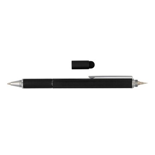 Stylo-bille multifonction 6-en-1 personnalisable avec outils intégrés