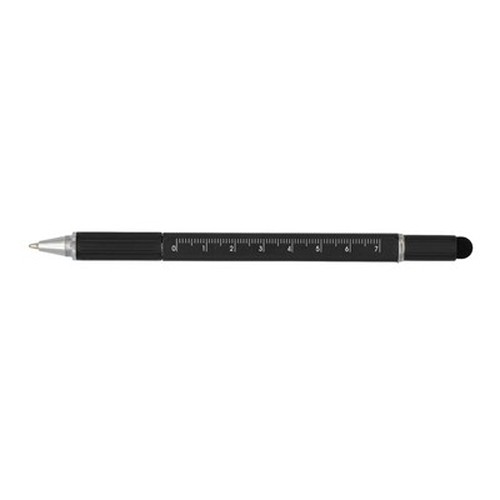Stylo-bille multifonction 6-en-1 personnalisable avec outils intégrés