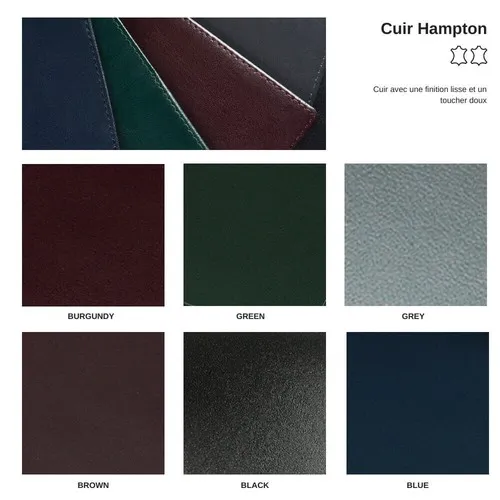 Conférencier A4 Cuir Hampton - Personnalisable sans surcoût