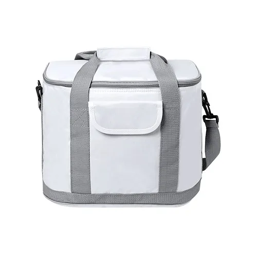 Sac isotherme PVC jaune personnalisable - Glacière publicitaire