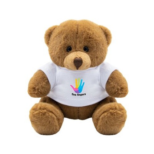 Ours en Peluche Personnalisable avec T-shirt - 12 cm