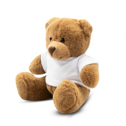 Ours en Peluche Personnalisable avec T-shirt - 12 cm