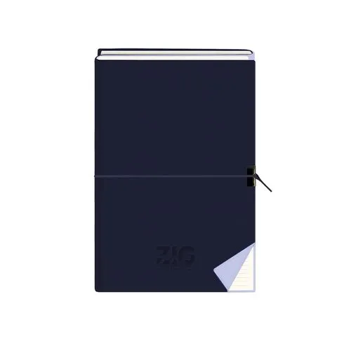 Agenda 2026 Perpétuel Zig-Zag avec Carnet - Format A5 Personnalisable