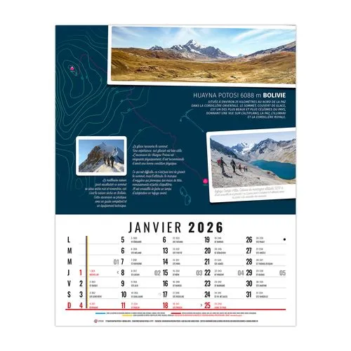 HUBERT 2026 - 12 FEUILLETS - BLOC SEUL SANS MARQUAGE