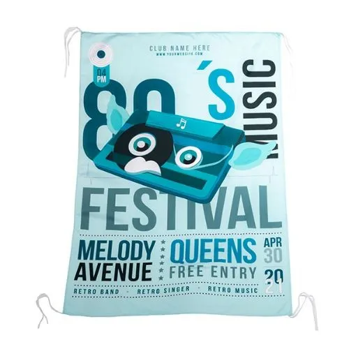 Torchon publicitaire sergé 50x50 cm personnalisable par sérigraphie