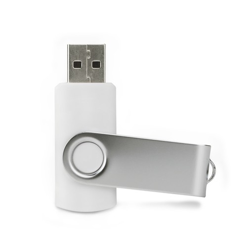 Clé USB Twister 32 GB Personnalisable - Support Rotatif Métal