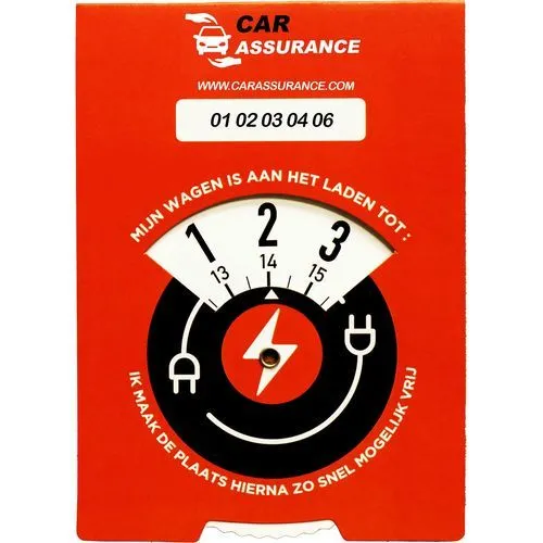 Disques de stationnement double fonction double pochette 2 disques tournant