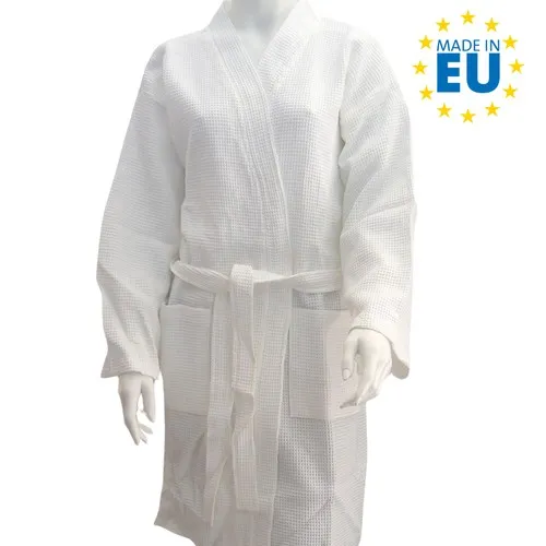 Peignoir bébé en maille éponge