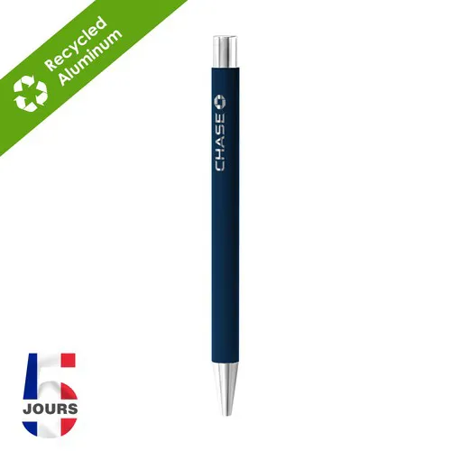 Stylo bille NoClip Push bleu