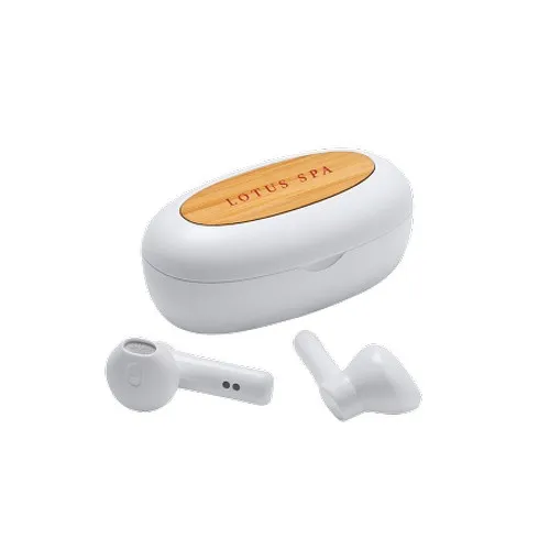 Écouteurs Sans Fil Écologiques en Fibre de Blé et Bambou