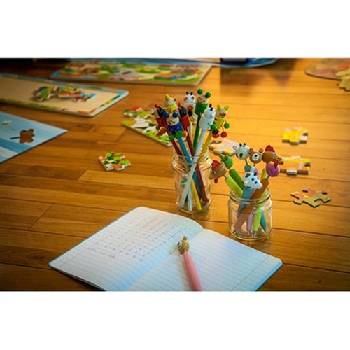 Crayon à papier animaux personnalisable - Bois et nylon