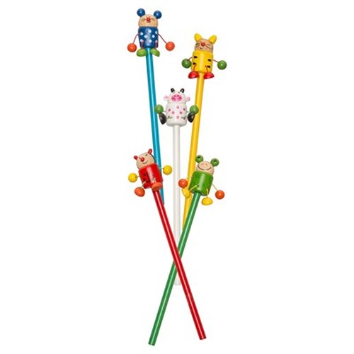Crayon à papier animaux personnalisable - Bois et nylon