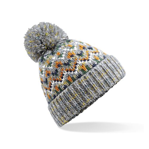 Bonnet à Pompon Personnalisable Blizzard - Motif Géométrique