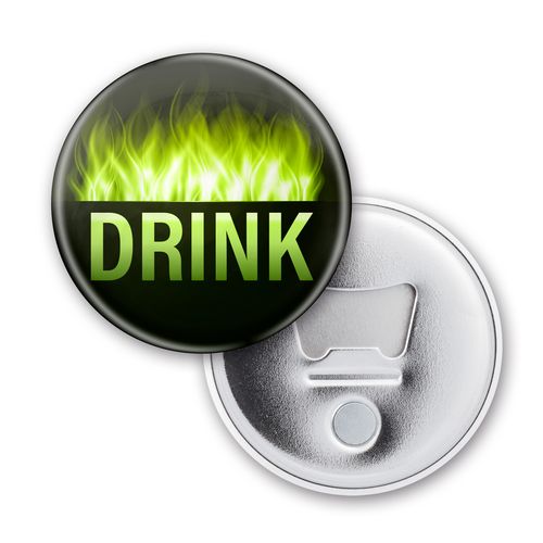 Badge Décapsuleur Aimanté Personnalisable - Diamètre 58mm