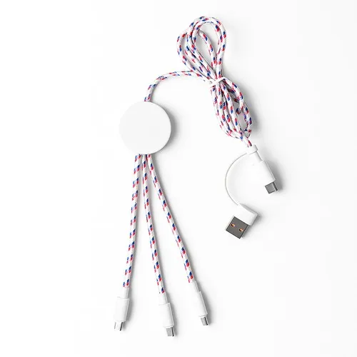 Multicâble 5 en 1 Fast Charge 20W Personnalisable - Fabrication Française