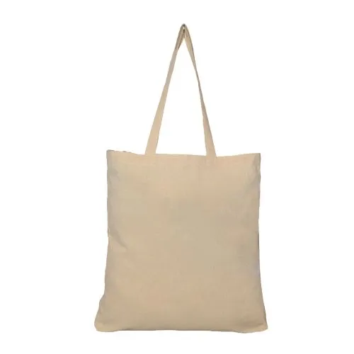 Cabas Coton Recyclé Écologique avec Soufflet - Personnalisable