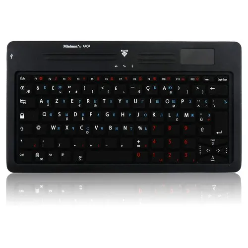 CLAVIER FRANÇAIS-ARABE SANS FIL BT + TOUCHPAD