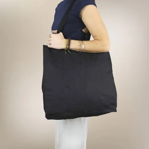 Cabas coton PARIS 155 - Noir