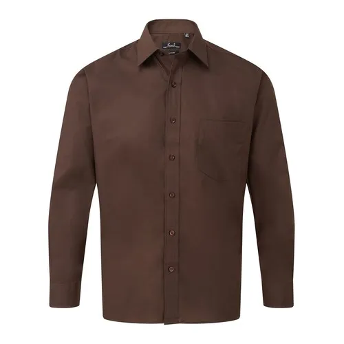 Chemise Popeline Manches Longues