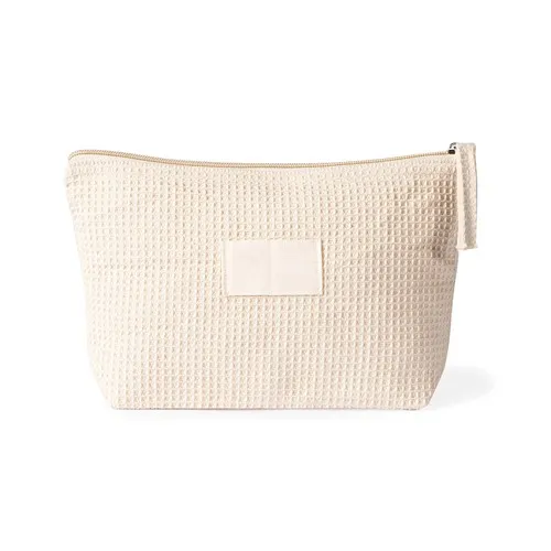 Trousse de Toilette en Coton 310g Personnalisable - Blanc