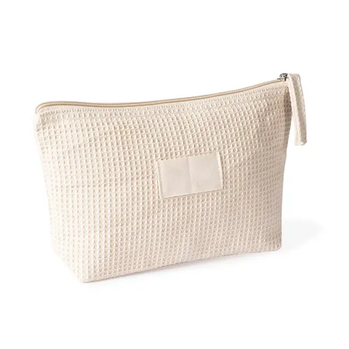 Trousse de Toilette en Coton 310g Personnalisable - Blanc