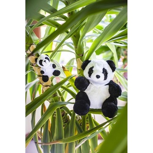 Porte-clés Panda en Peluche avec T-shirt Personnalisable