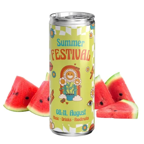 Energy Drink Pastèque 250ml Personnalisable - Boisson Énergisante
