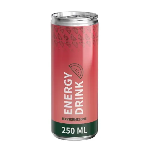 Energy Drink Pastèque 250ml Personnalisable - Boisson Énergisante